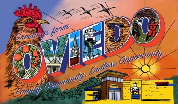 Oviedo Postcard by Xavier Moss