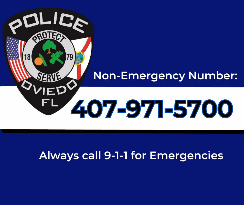 Non-Emergency Number 407-971-5700