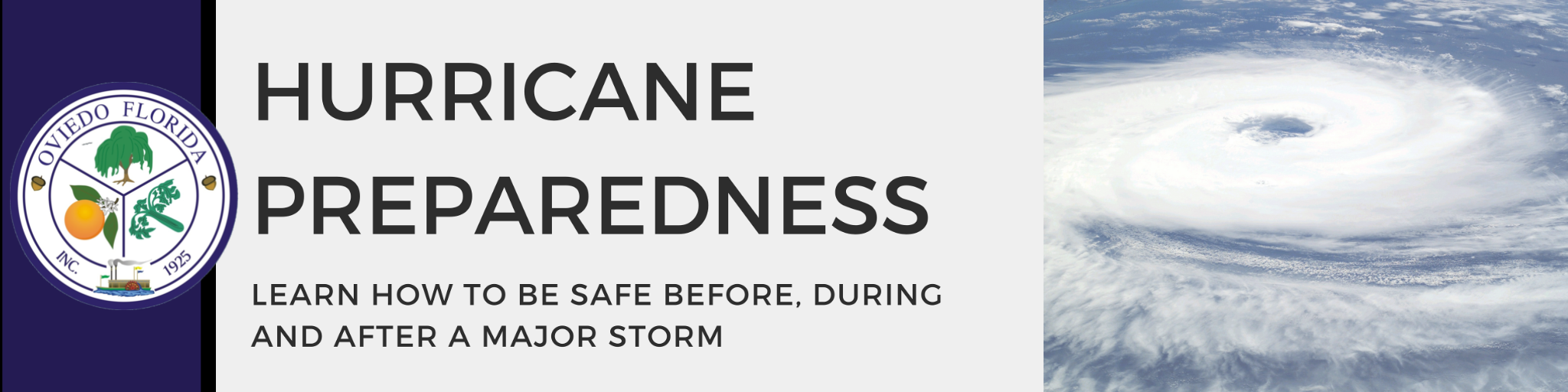 Hurricane Preparedness Web Banner