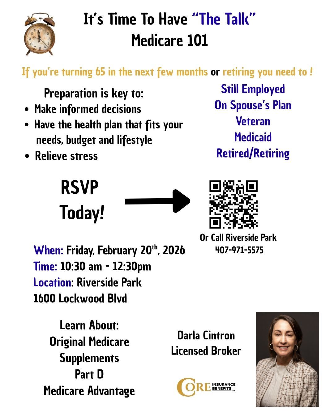 Feb Medicare 101  The Talk Feb 20